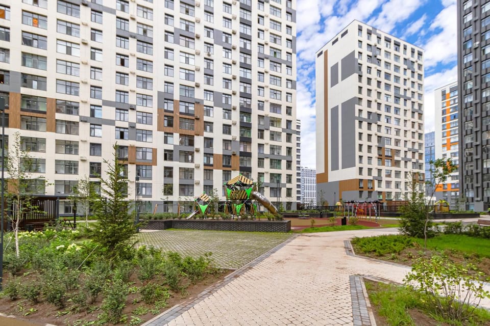 Property building, Children play ground, Garden
