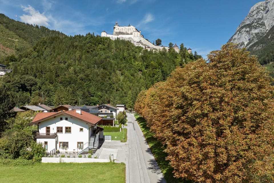 Property building, Nearby landmark, Spring, Day, Natural landscape, Mountain view