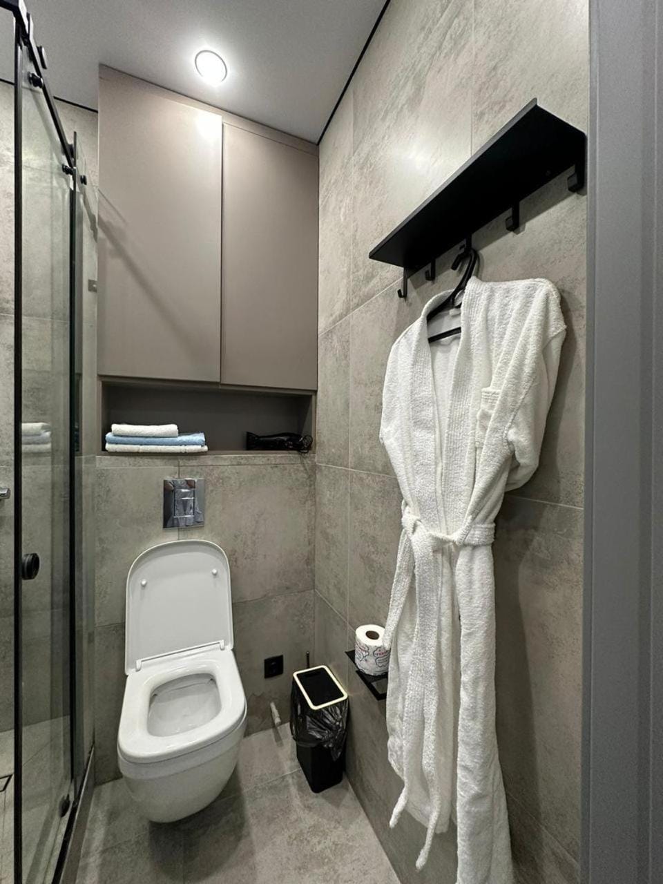 Shower, Toilet, Bathroom, towels