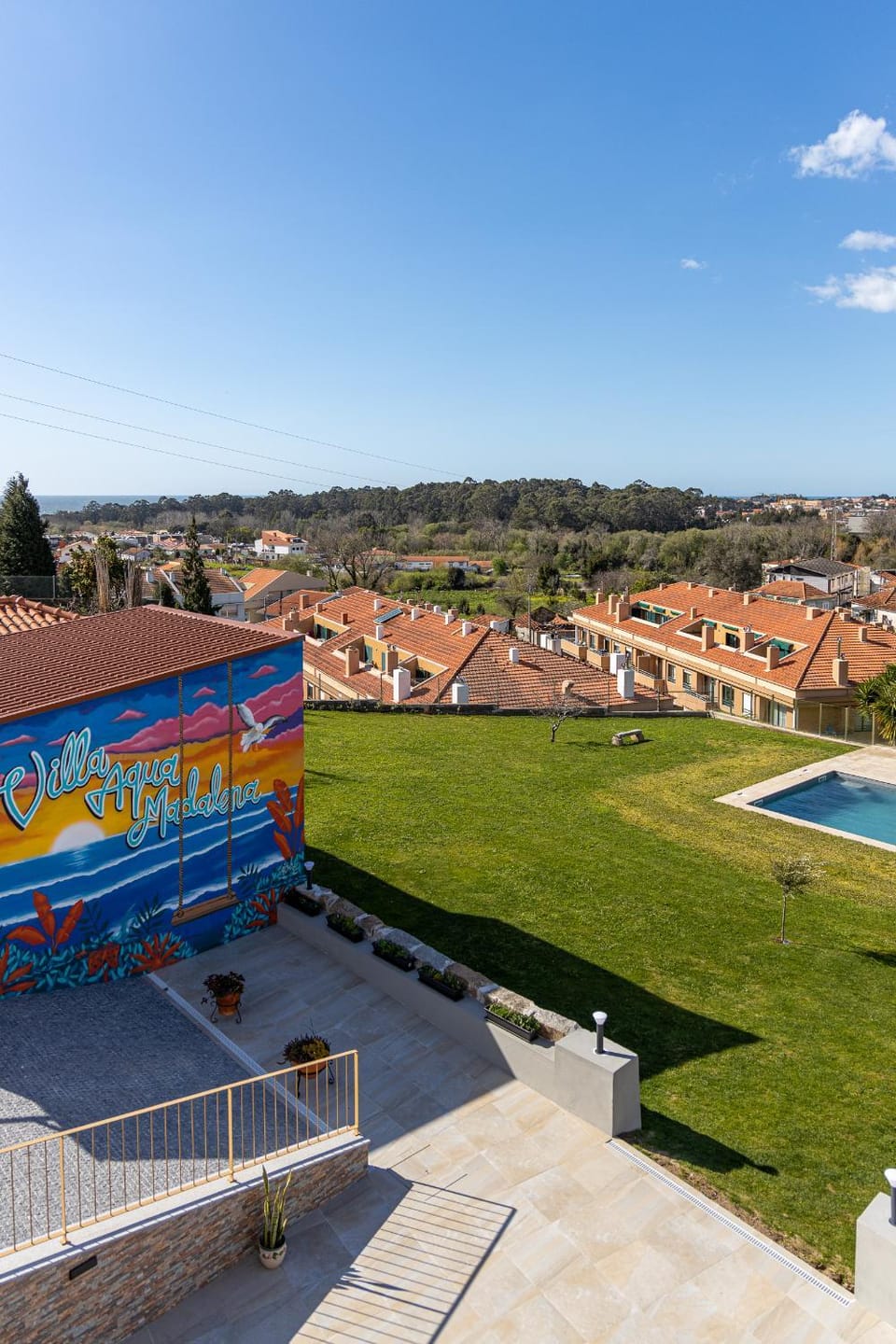 Natural landscape, Pool view, Swimming pool