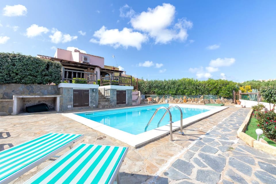 Property building, Living room, Swimming pool