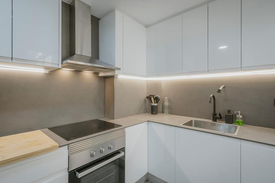 Kitchen or kitchenette, Living room