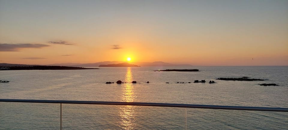 Natural landscape, Balcony/Terrace, Sea view, Sunset