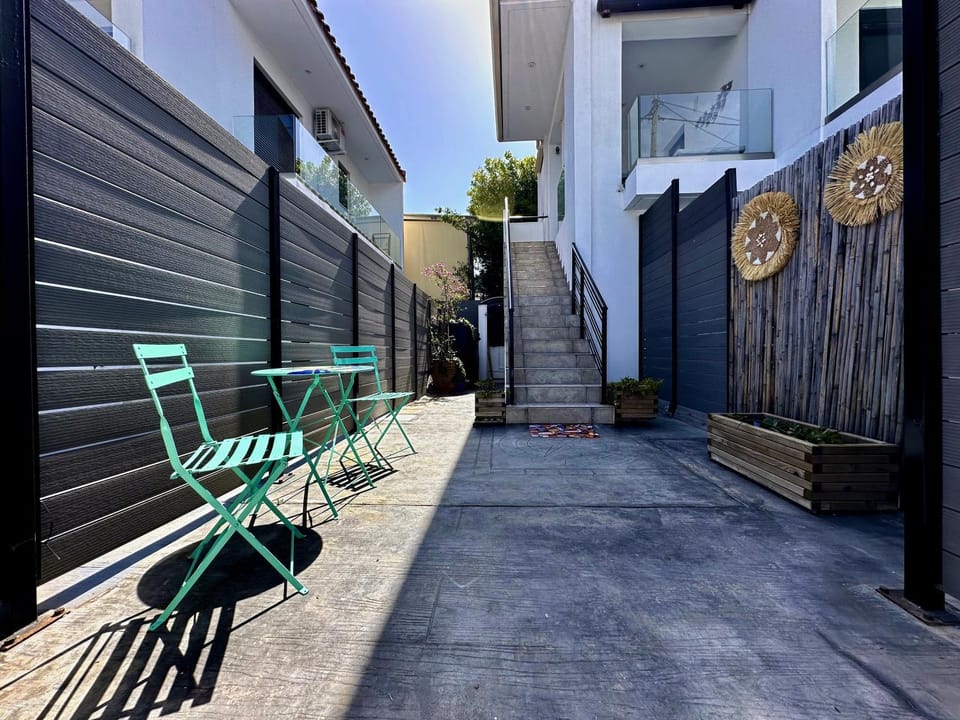 Property building, Patio