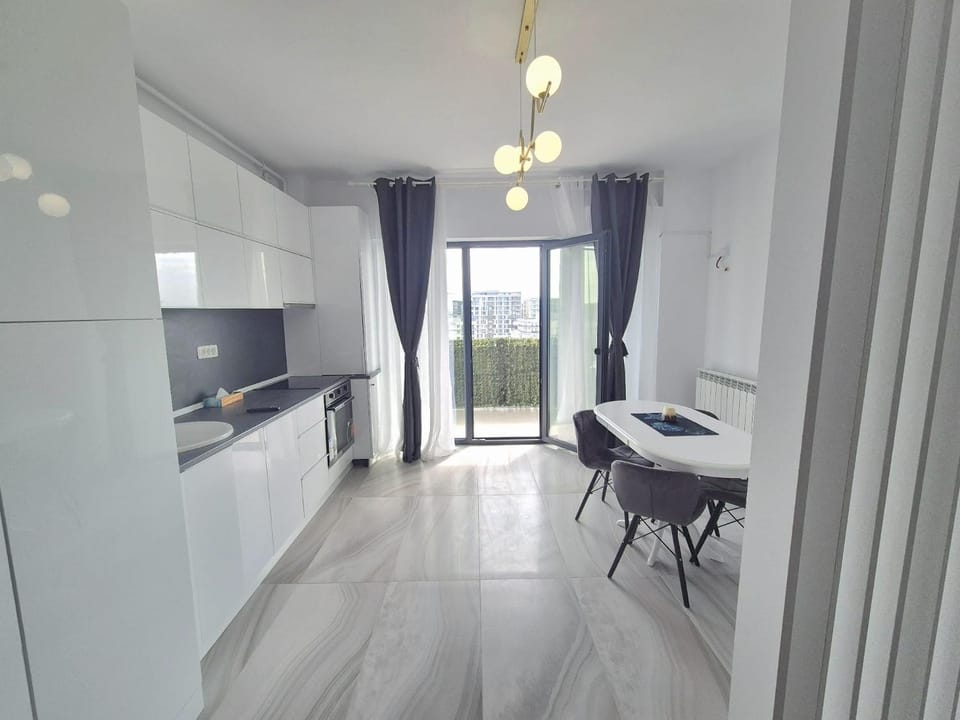 Kitchen or kitchenette, Dining area, oven, stove