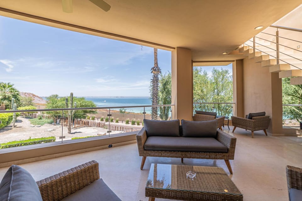 Luxury Oceanfront Villa 7 at Puerta Cortes Resort with Jacuzzi & Golf Cart Villa in Baja California Sur