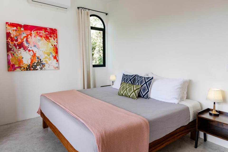 King Bed, Kitchen, Saltwater Pool, Fast Wifi, Air Conditioning - Flor at Casa Calavera Apartment in San Francisco, Nayarit