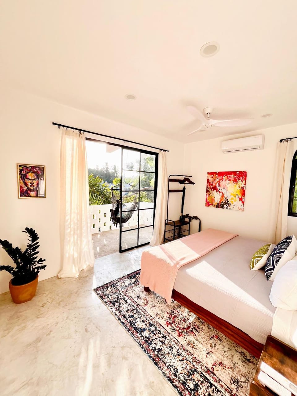 King Bed, Kitchen, Saltwater Pool, Fast Wifi, Air Conditioning - Flor at Casa Calavera Apartment in San Francisco, Nayarit