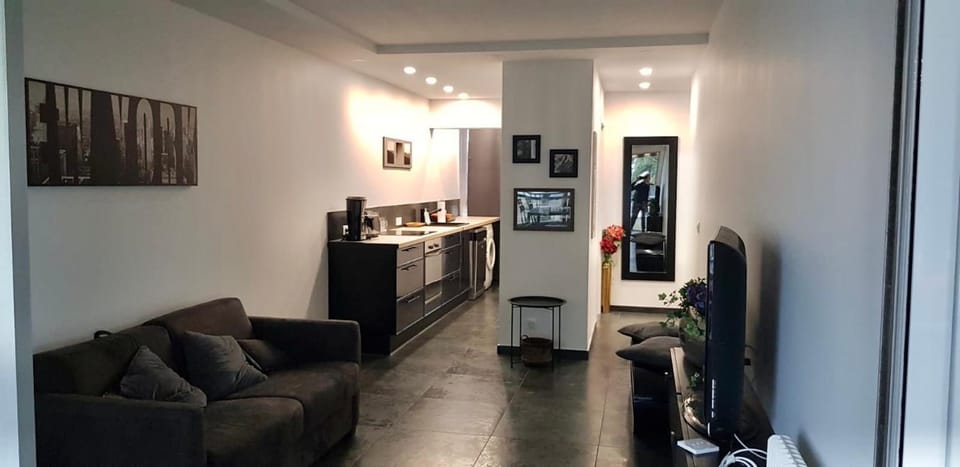 TV and multimedia, Kitchen or kitchenette, Living room, Seating area