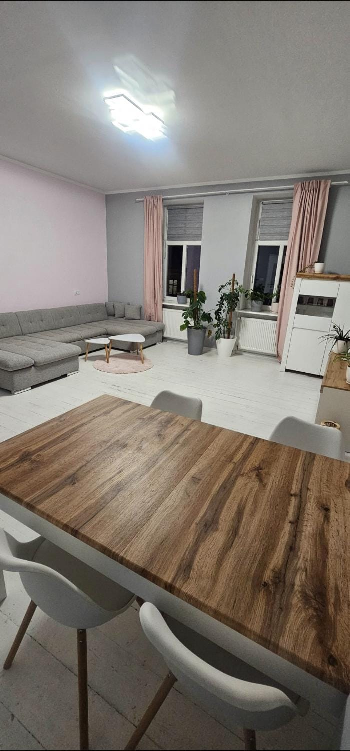 Living room, Seating area, Dining area