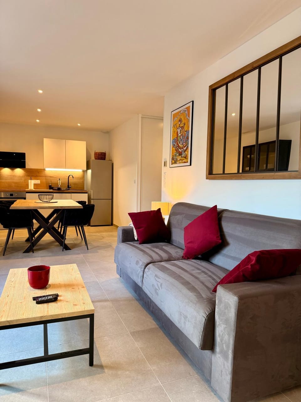 Kitchen or kitchenette, Living room