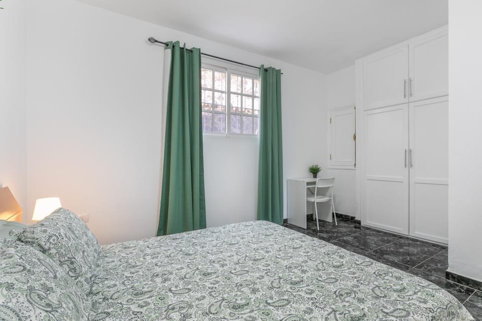 Property building, Living room, Bedroom