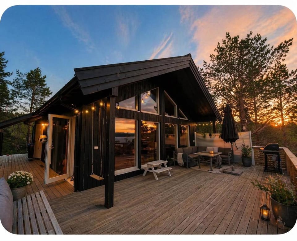 Modern chalet in Malangen House in Troms Og Finnmark