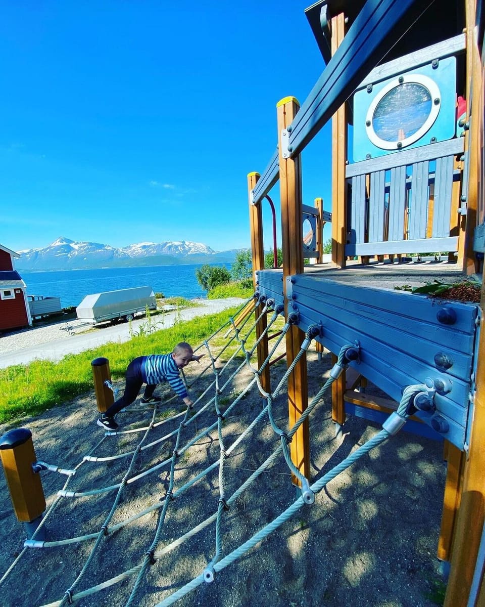 Modern chalet in Malangen House in Troms Og Finnmark