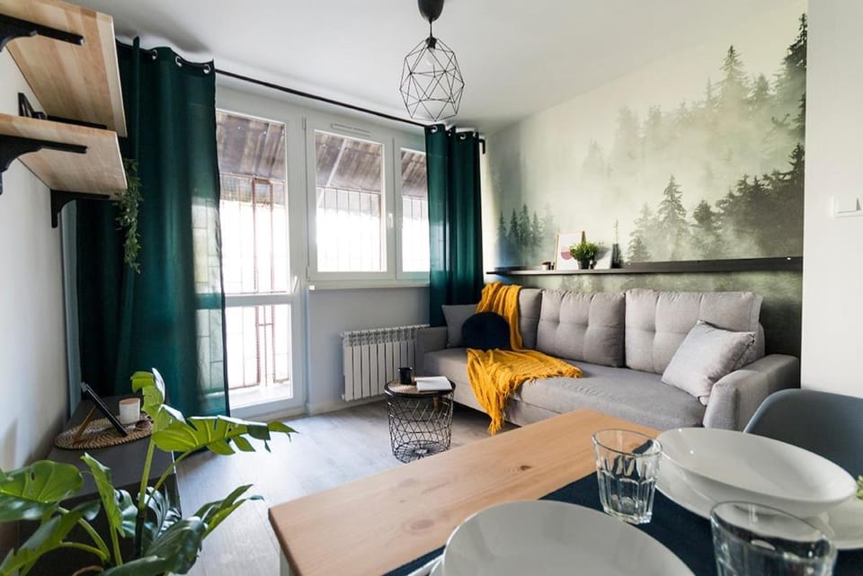 Bed, Living room, Photo of the whole room, Seating area, Bedroom
