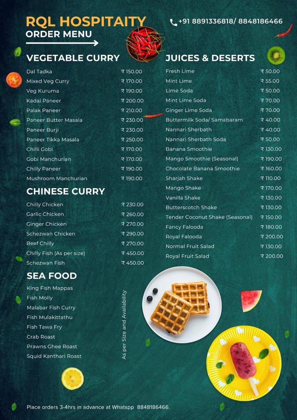 Food and drinks, Food
