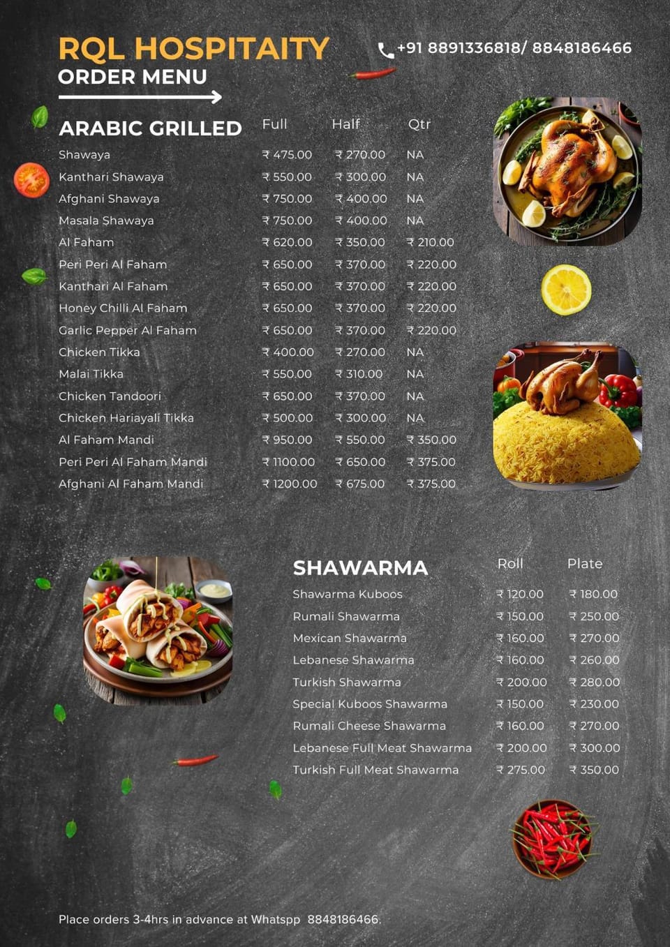 Food and drinks, Food