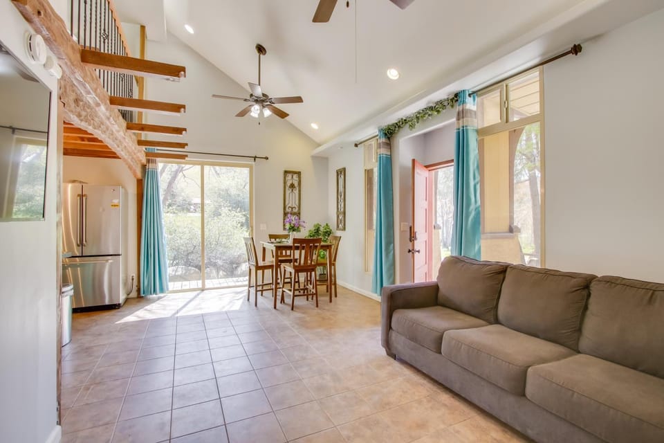 Walk to Riverfront Beach: Kernville Escape Apartment in Kernville