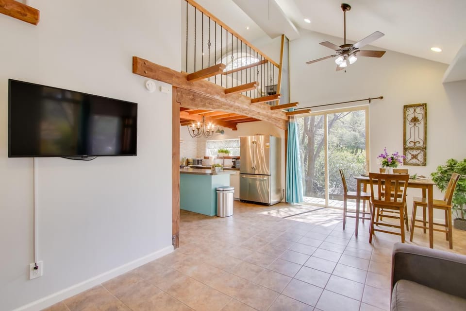 Walk to Riverfront Beach: Kernville Escape Apartment in Kernville