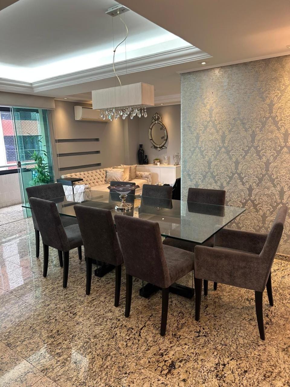 Living room, Seating area, Dining area