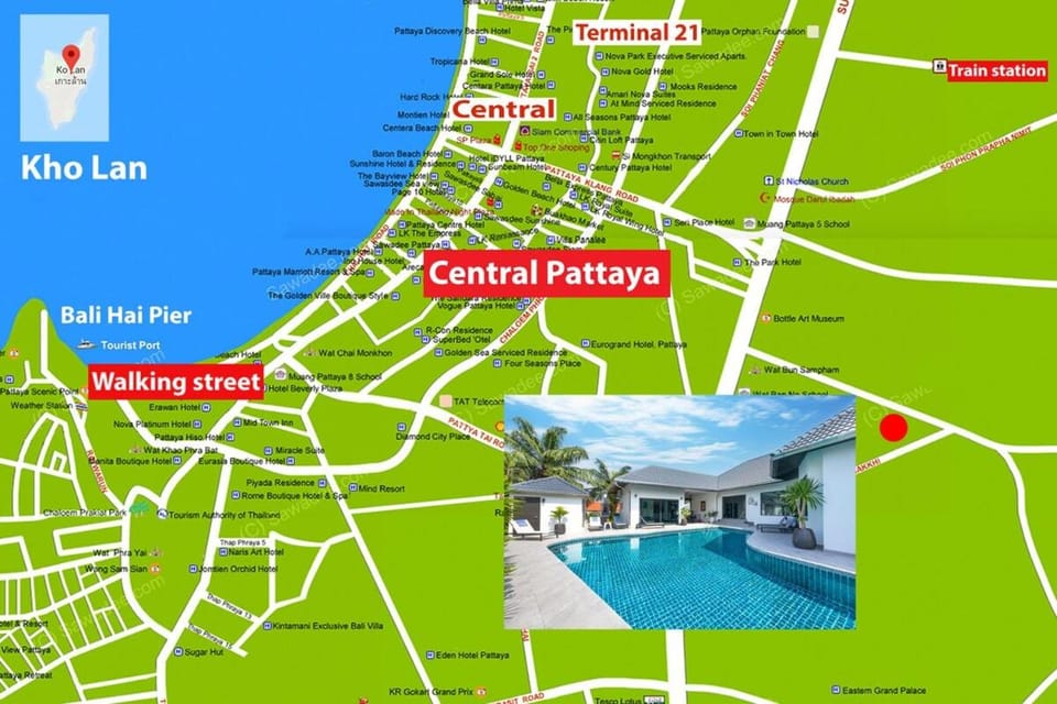 Villa Waree minutes from the city and beach Villa in Pattaya City