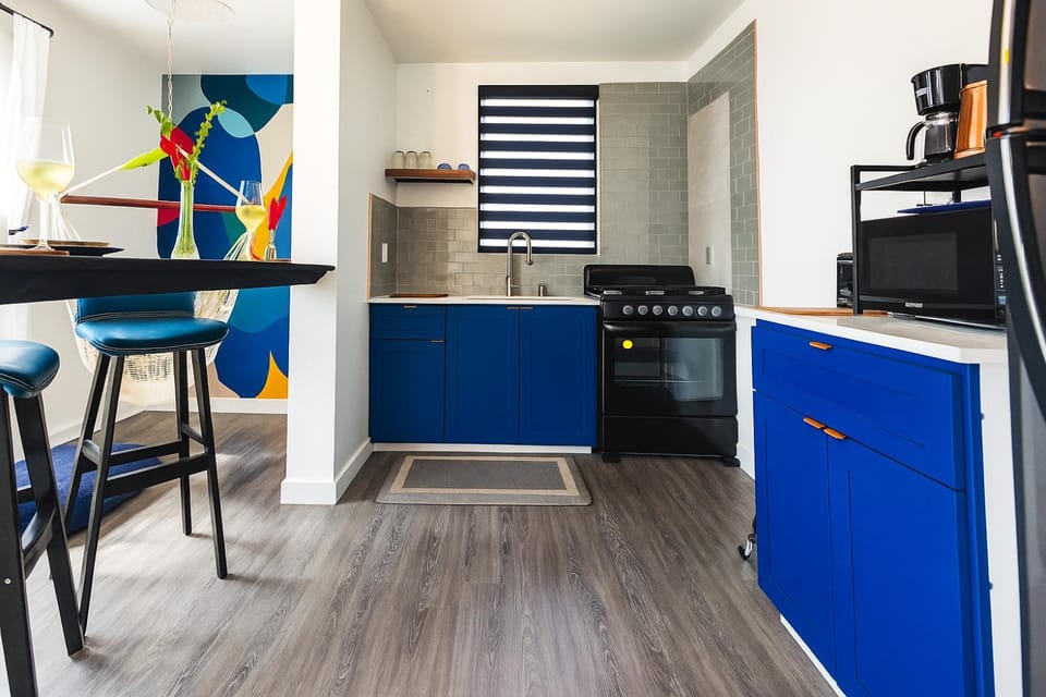 Kitchen or kitchenette, Dining area, stove, kitchen