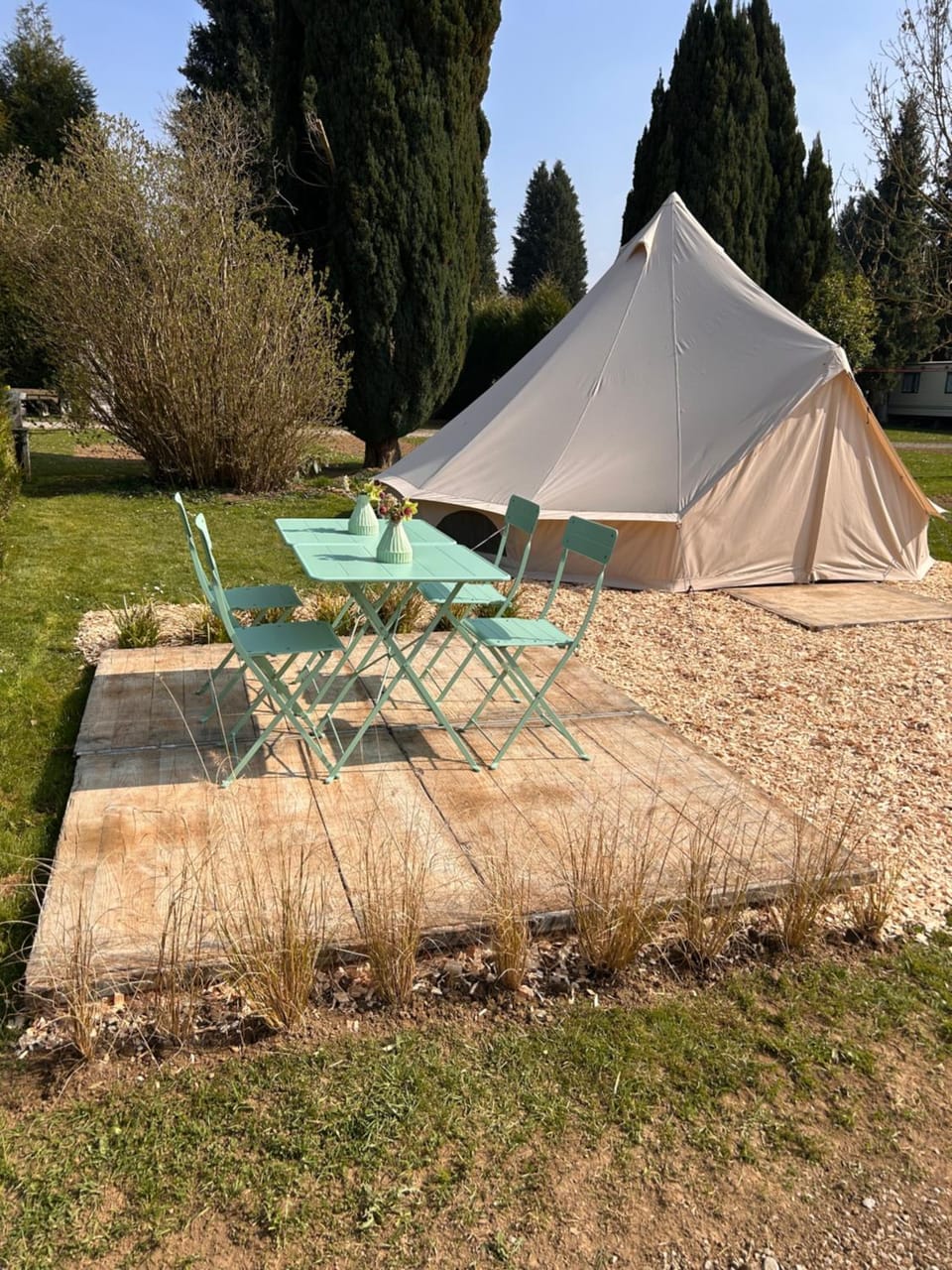 Glamping Les Arpents Verts Campground/ 
RV Resort in Wallonia, Belgium