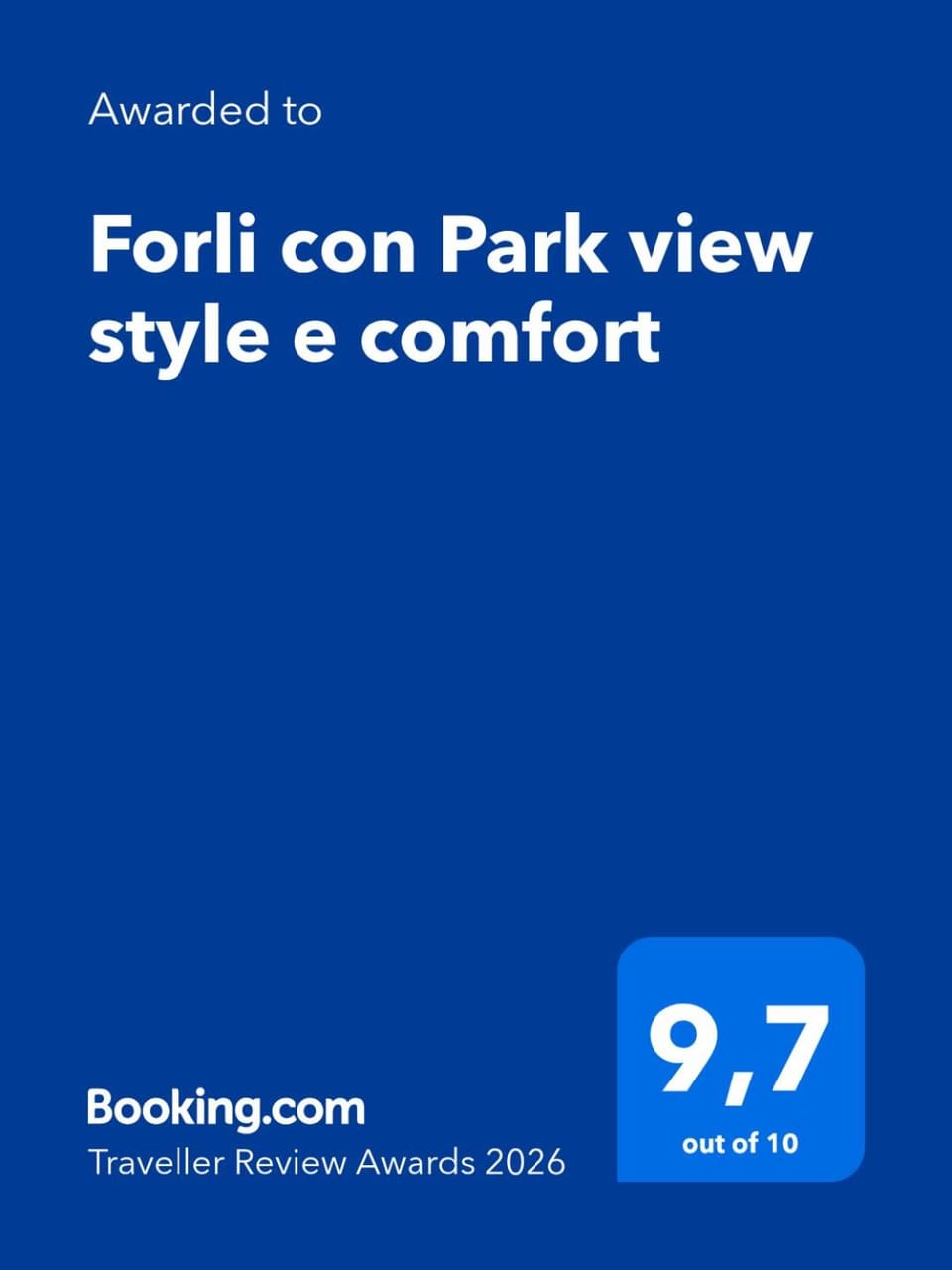 Forli con Park view style e comfort Apartment in Forli