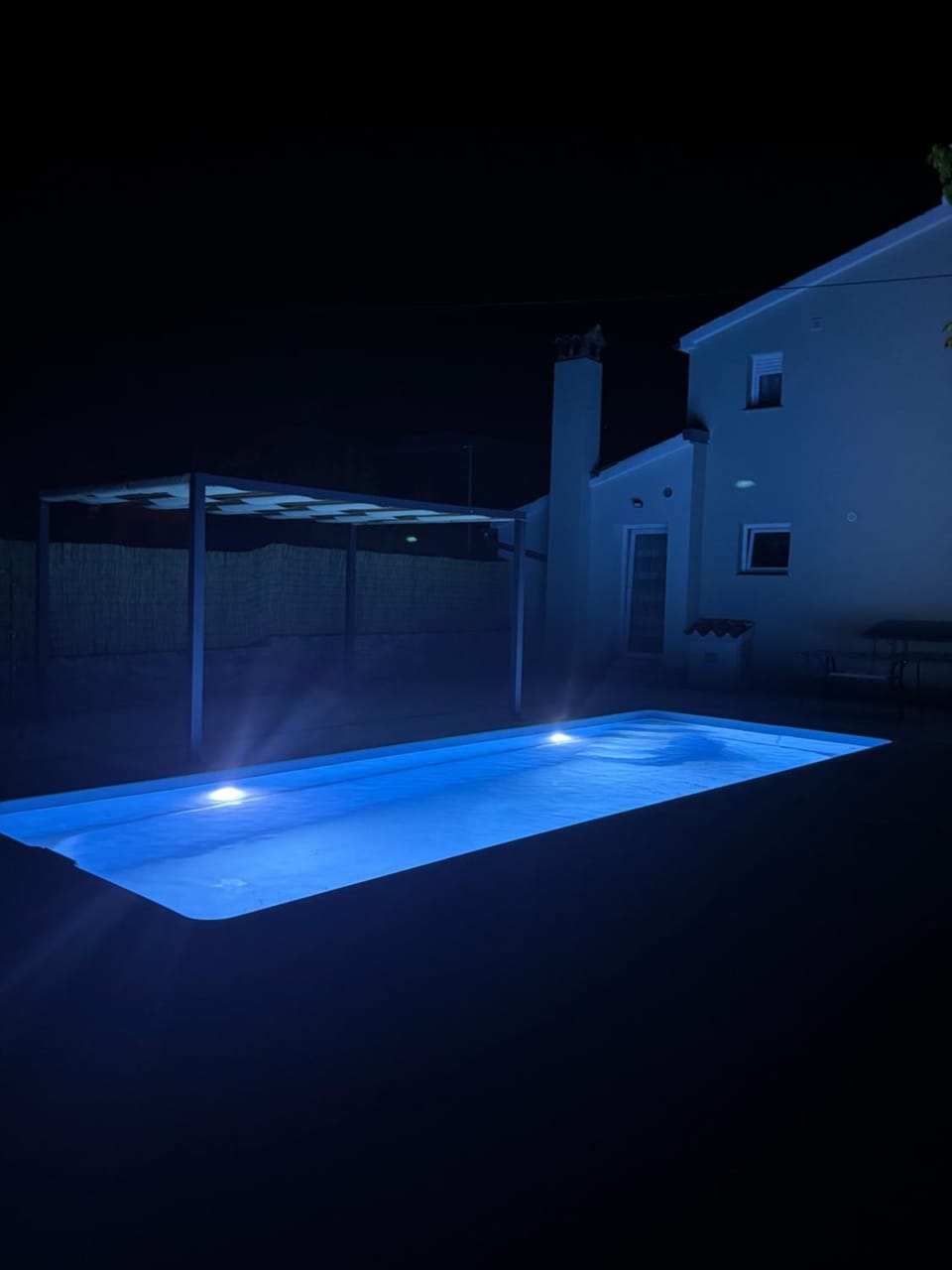 Night, Swimming pool