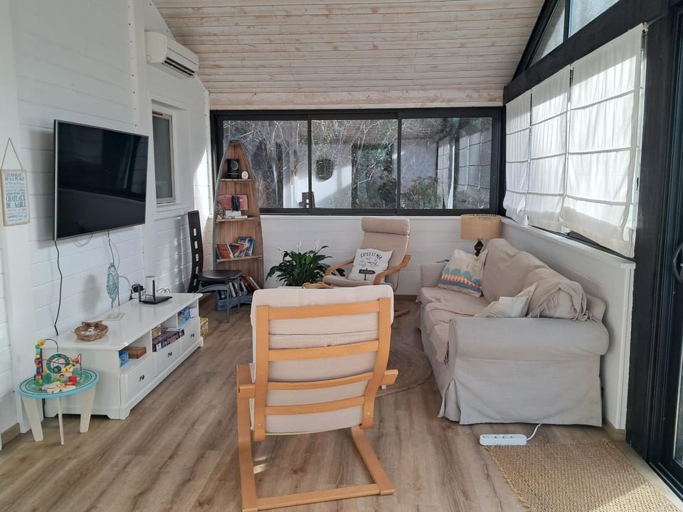 Le Chalet d'Isabelle-sur la vélodyssée-drap-serviette Apartment in Mimizan