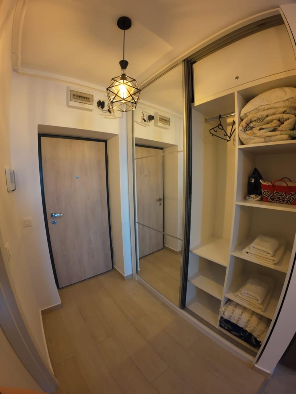 Lobby or reception, wardrobe