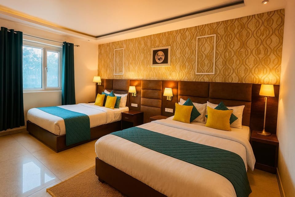 Bed, TV and multimedia, air conditioner