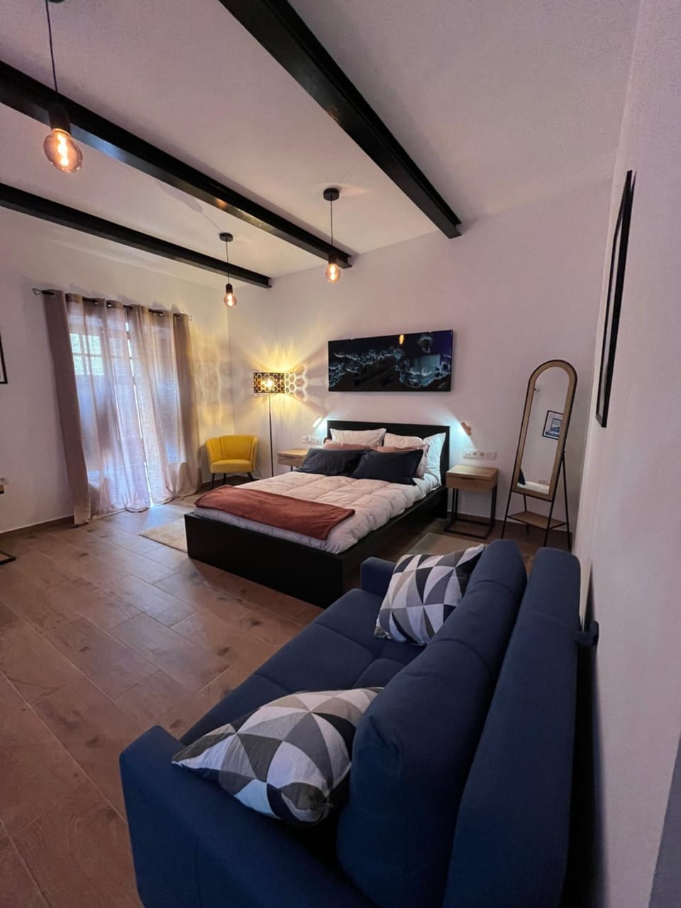 Bed, Bedroom