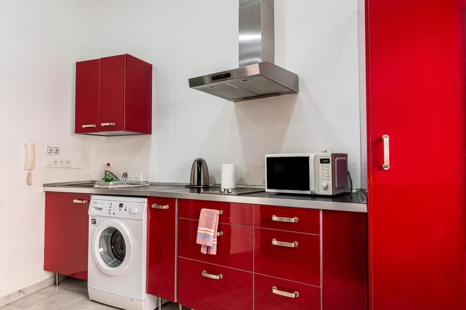 Kitchen or kitchenette, Living room