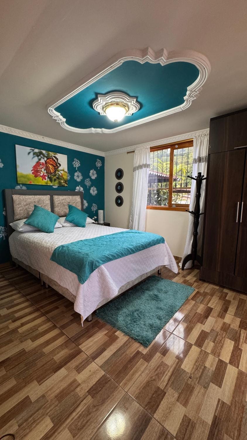 Bed, View (from property/room), Decorative detail, Bedroom, wardrobe