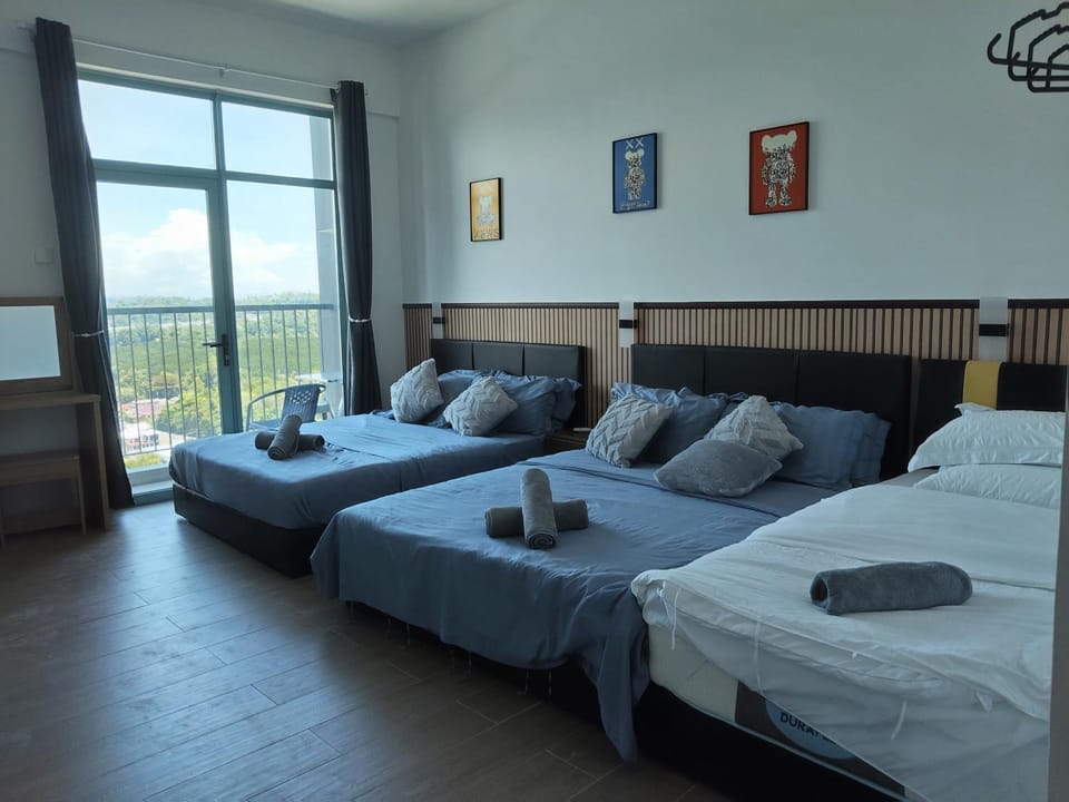 Baysuites Likas 7Pax City Views L 21 near kk town Apartment in Kota Kinabalu