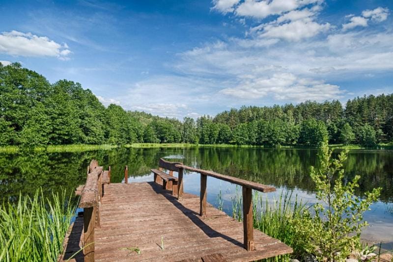Natural landscape, Lake view