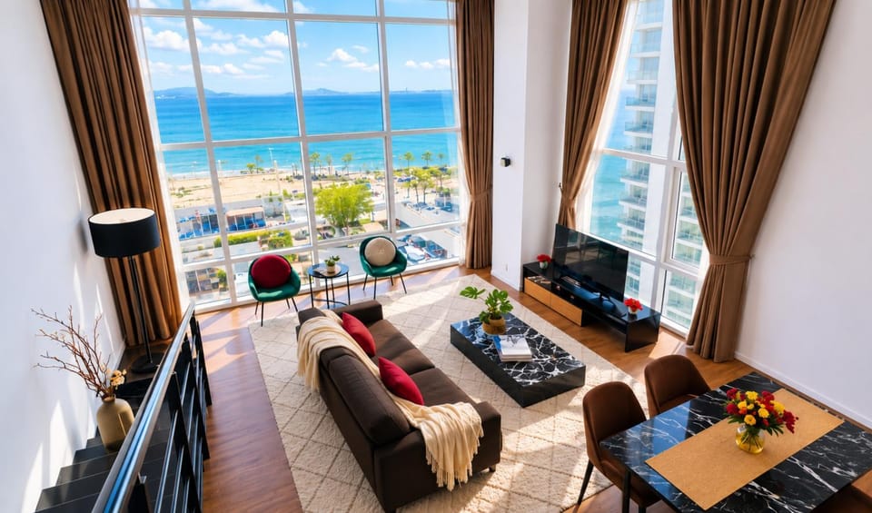 Restaurant/places to eat, Restaurant/places to eat, Living room, Sea view, Sea view
