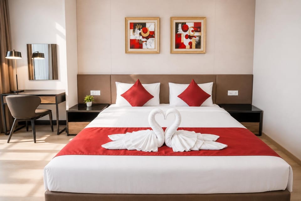 Photo of the whole room, room service, room service