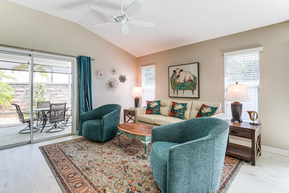 Village of Collier Retreat w/ Golf Cart & Lanai! House in The Villages