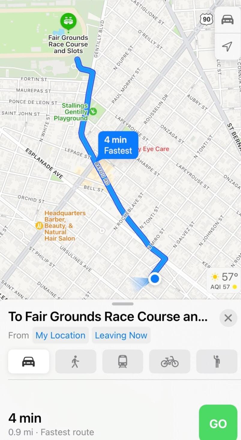 Walk to Jazz Fest from Garden Cottage Apartment in New Orleans