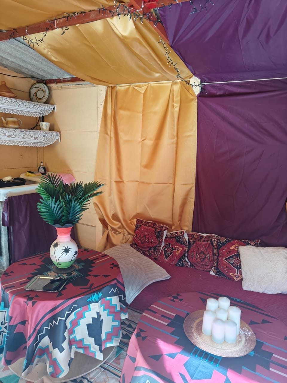 Bed, Living room, Seating area, Bedroom