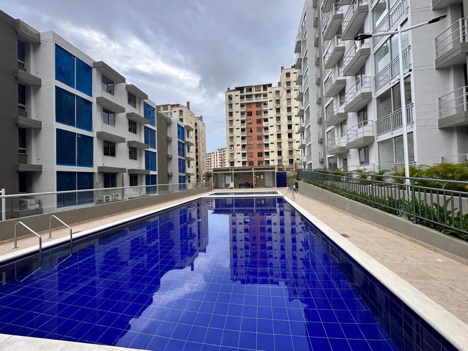 Apto con vista verde y aire acondicionado Apartment in Barranquilla
