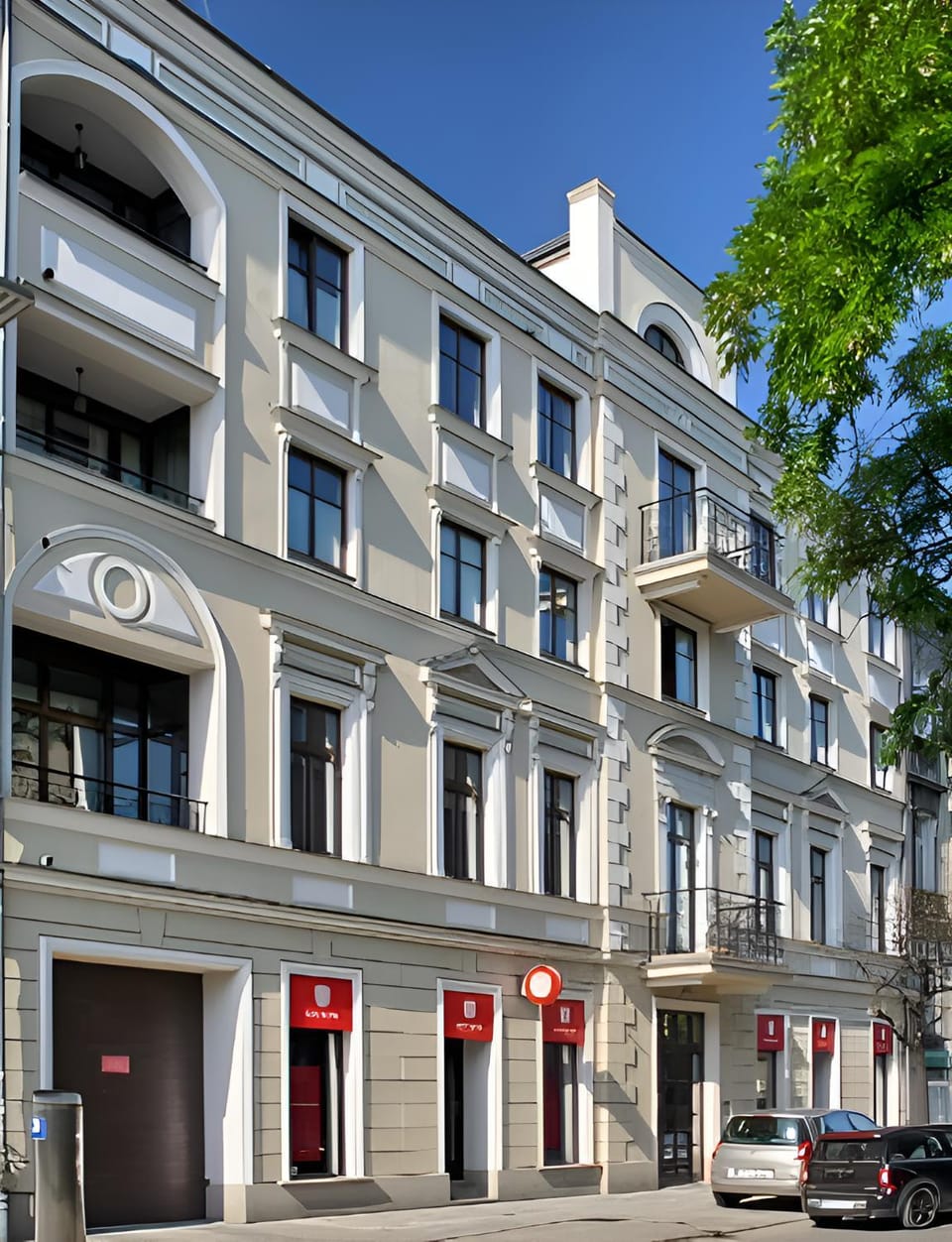 Property building, Neighbourhood, Street view, Parking