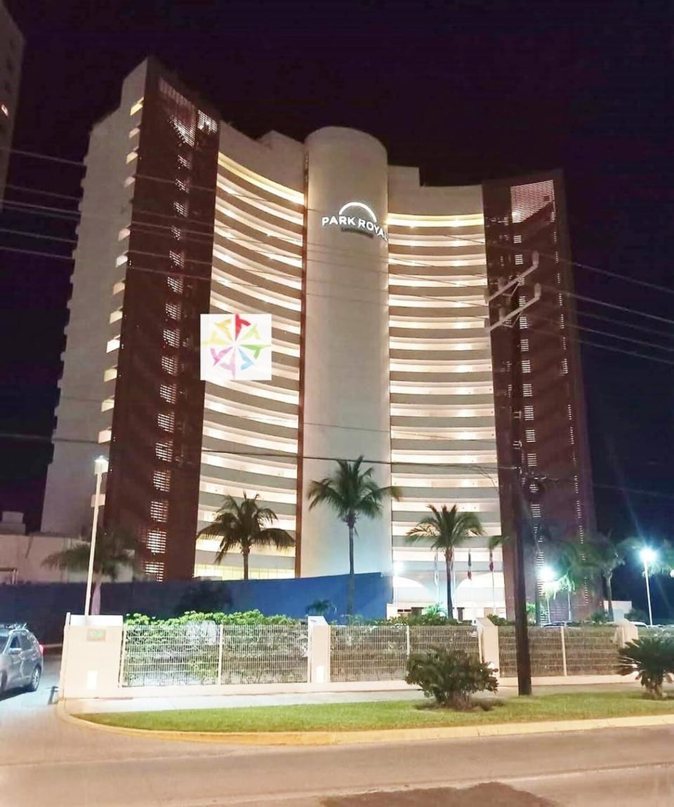 Property building, Night, Location, Parking
