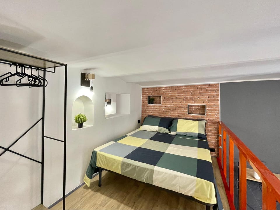 Bed, Photo of the whole room, Bedroom, wardrobe