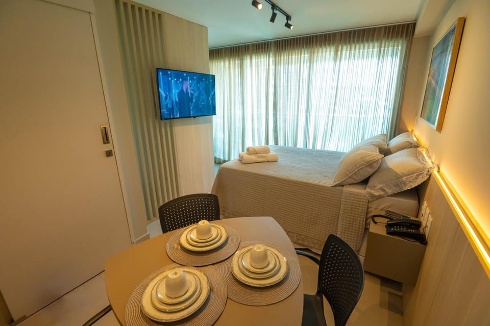Bed, TV and multimedia, Living room, Photo of the whole room, Bedroom