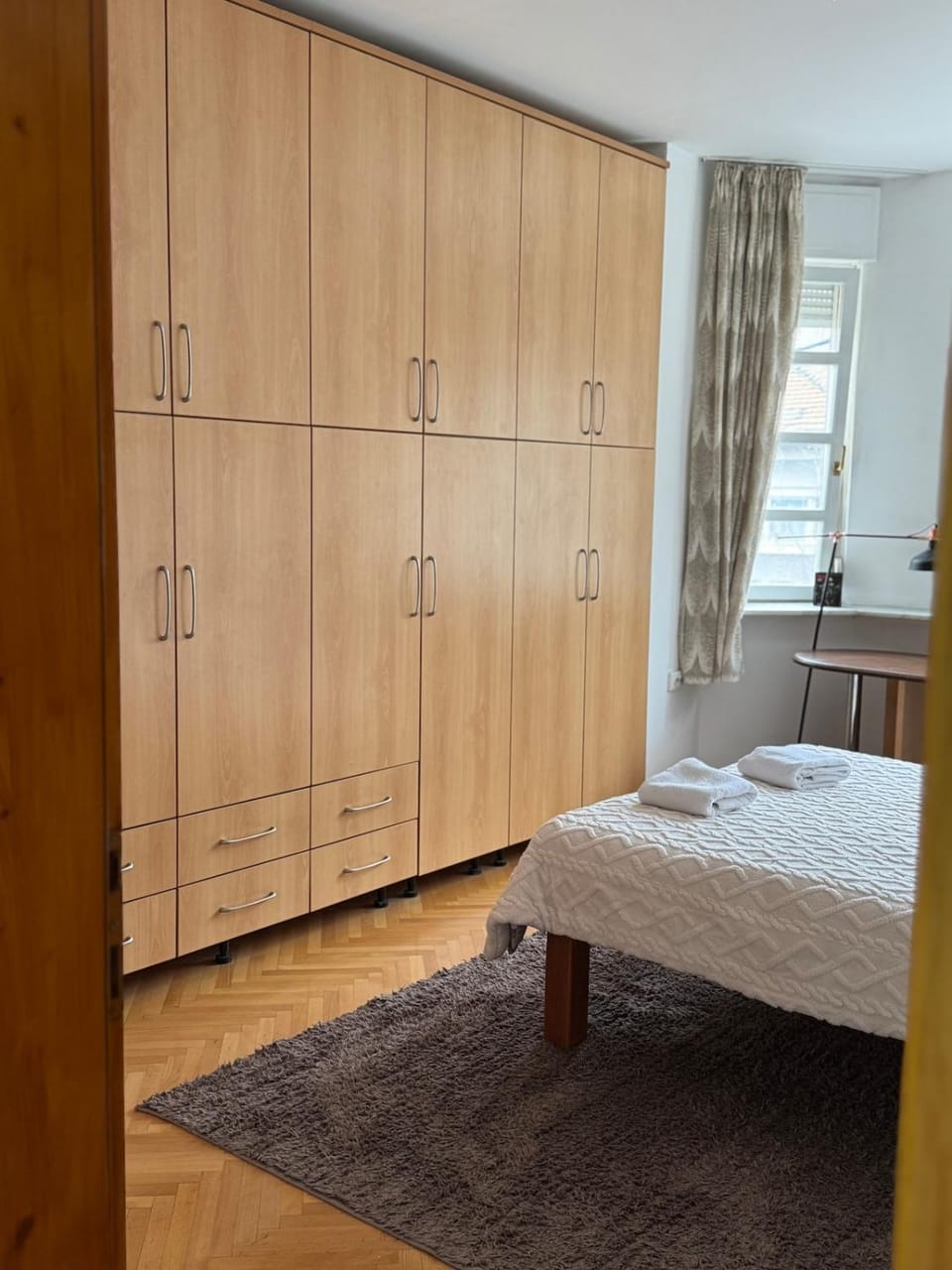Bed, Photo of the whole room, Bedroom, wardrobe