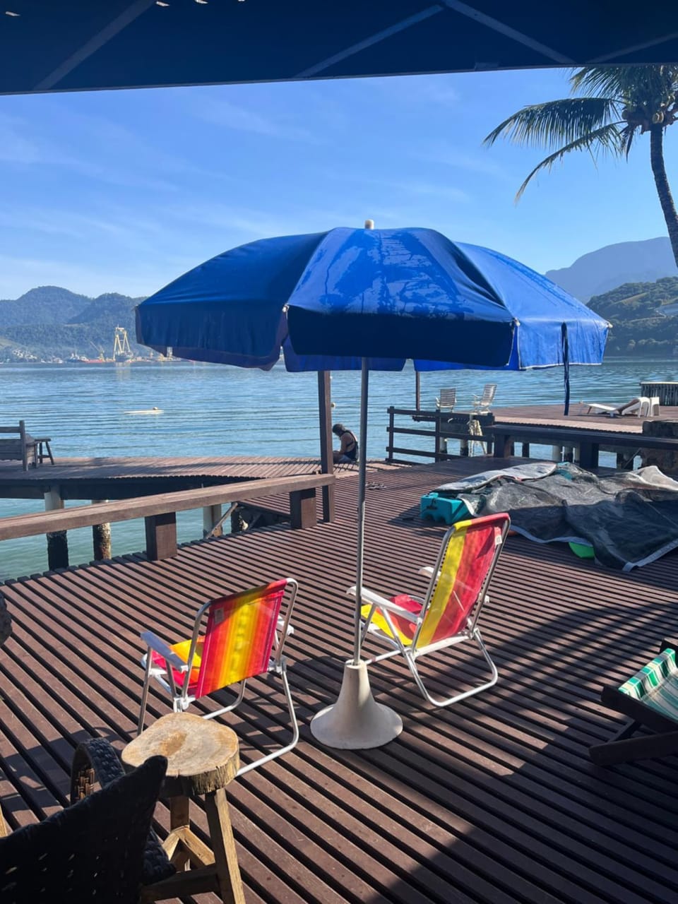 Patio, Mountain view, Sea view