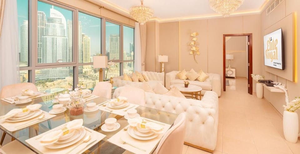 Elite Royal Apartment - Sky Series - Best Burj Khalifa & Fountain View - High Floor - Visionary Apartment in Dubai